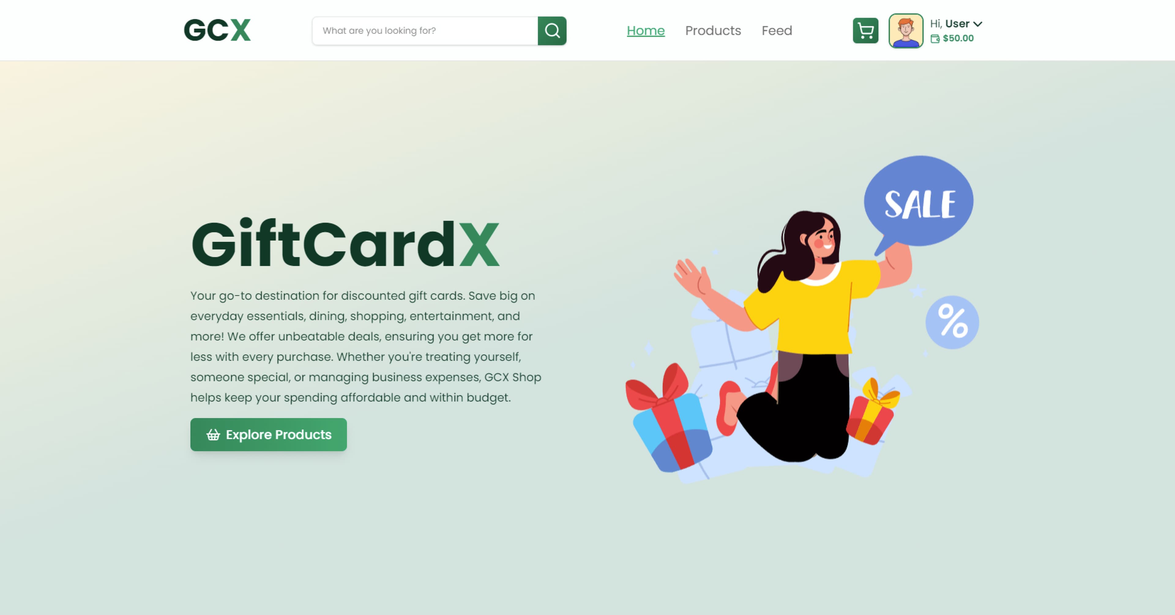 Browse discounted gift cards